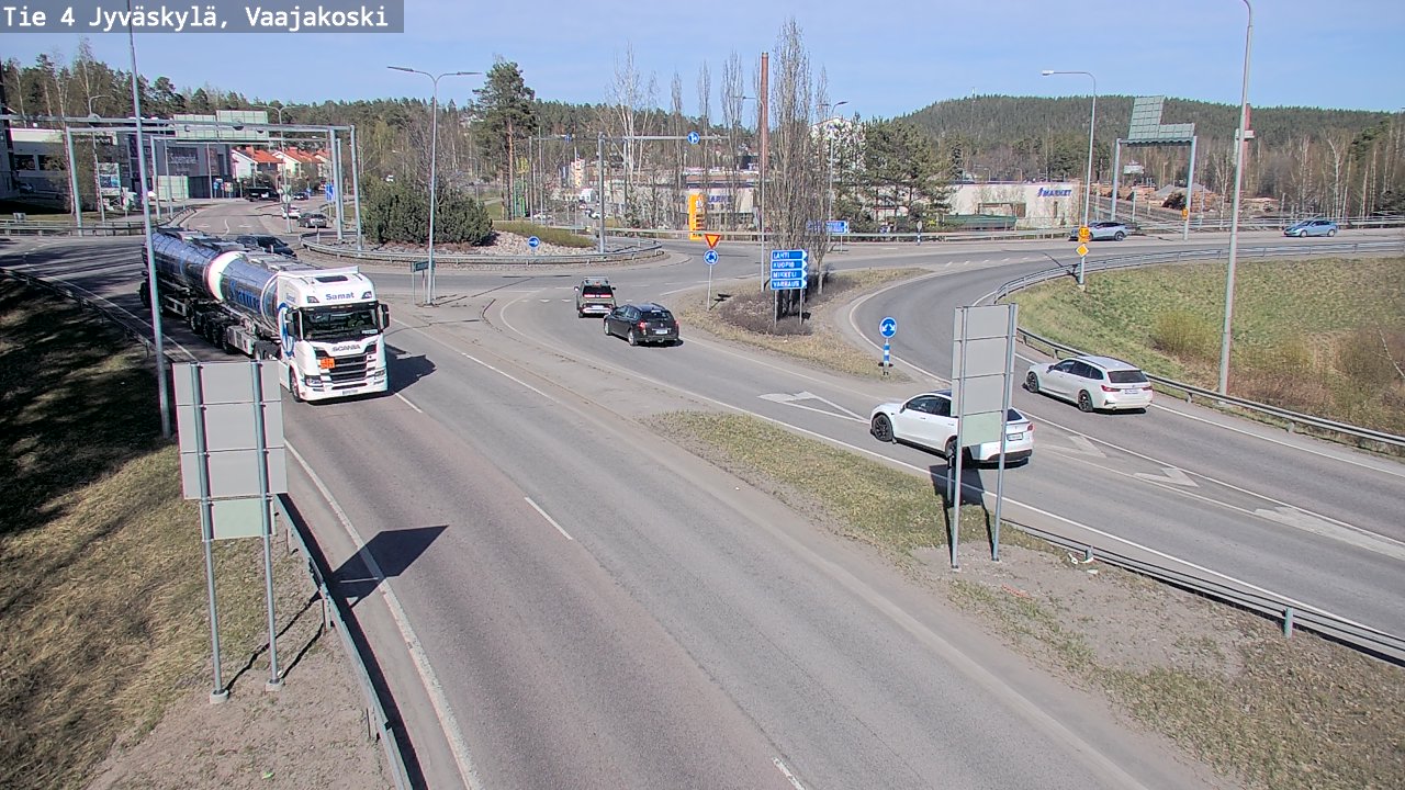 Weather Camera Image Road 4 Jyväskylä, Vaajakoski, Jyväskylä, Keski-Suomi