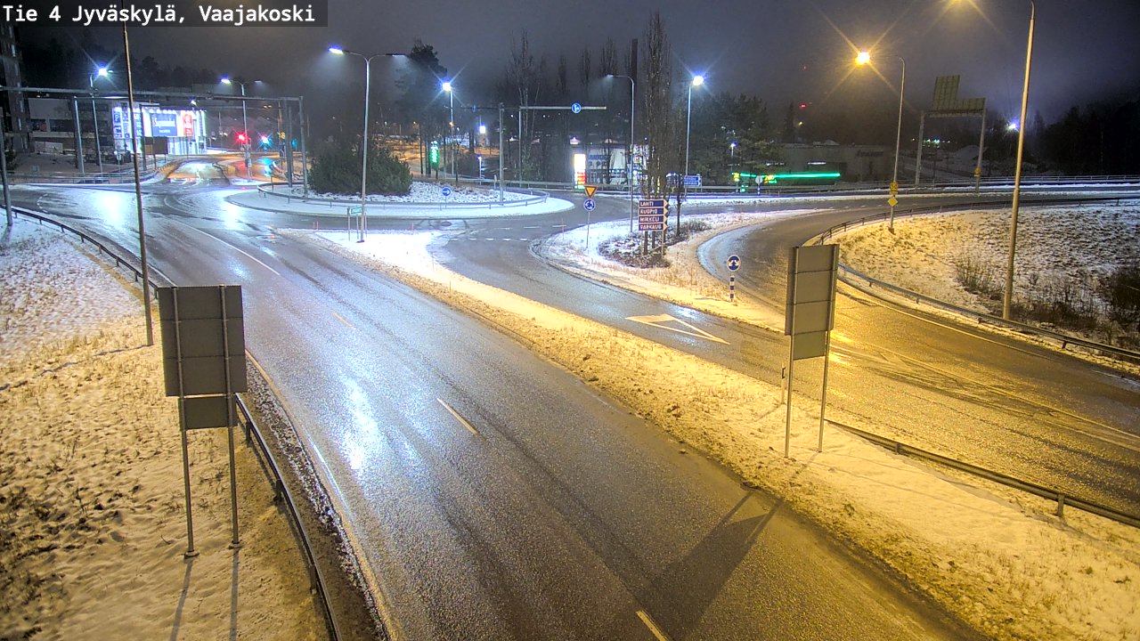 Weather Camera Image Väg 4 Jyväskylä, Vaajakoski, Jyväskylä, Keski-Suomi