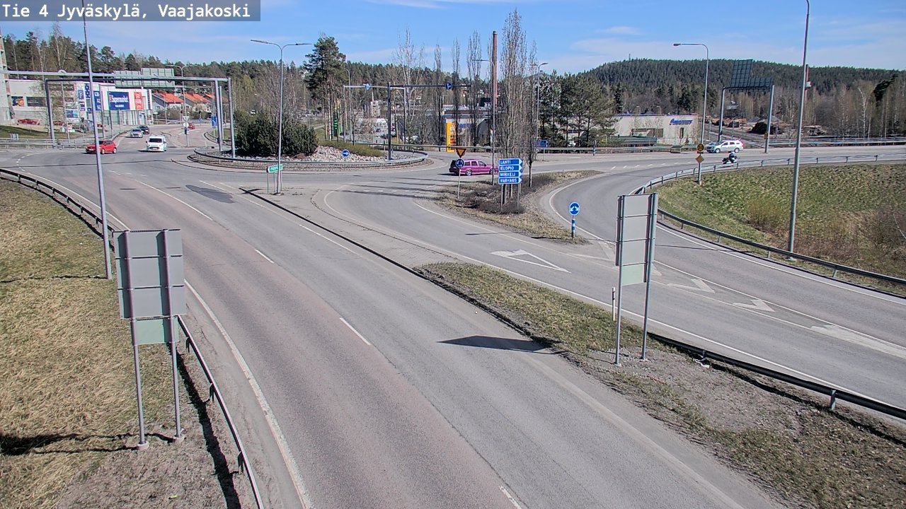 Weather Camera Image Road 4 Jyväskylä, Vaajakoski, Jyväskylä, Keski-Suomi