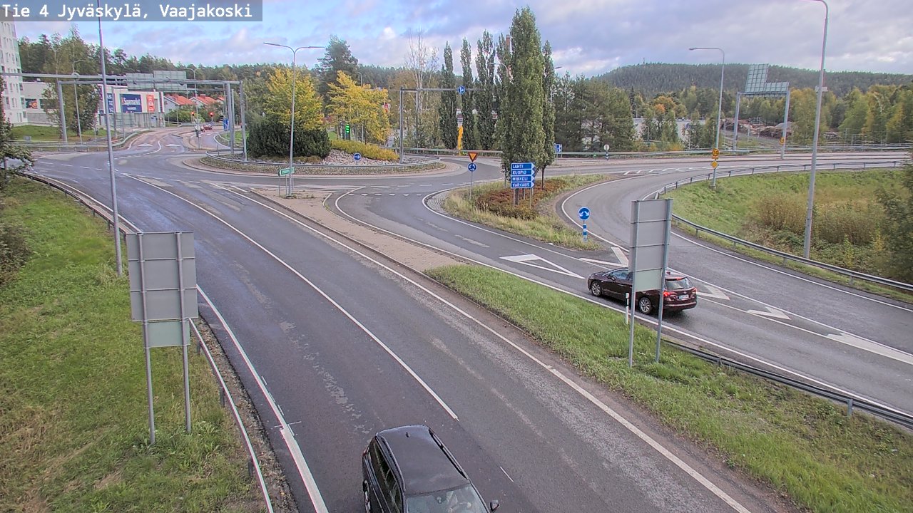 Weather Camera Image Road 4 Jyväskylä, Vaajakoski, Jyväskylä, Keski-Suomi