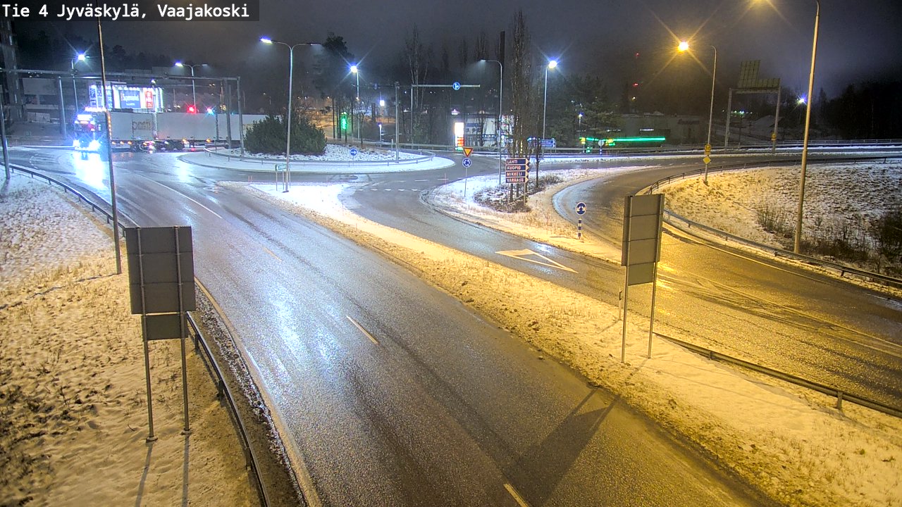 Weather Camera Image Väg 4 Jyväskylä, Vaajakoski, Jyväskylä, Keski-Suomi