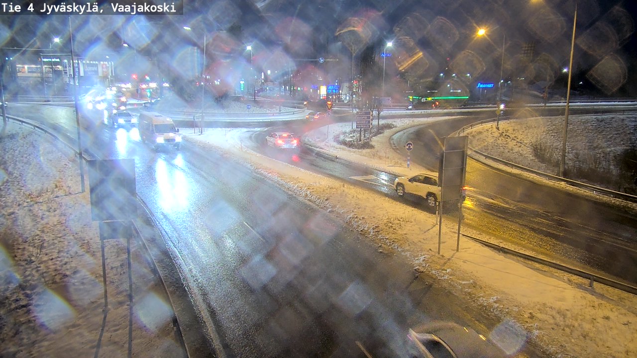 Weather Camera Image Väg 4 Jyväskylä, Vaajakoski, Jyväskylä, Keski-Suomi