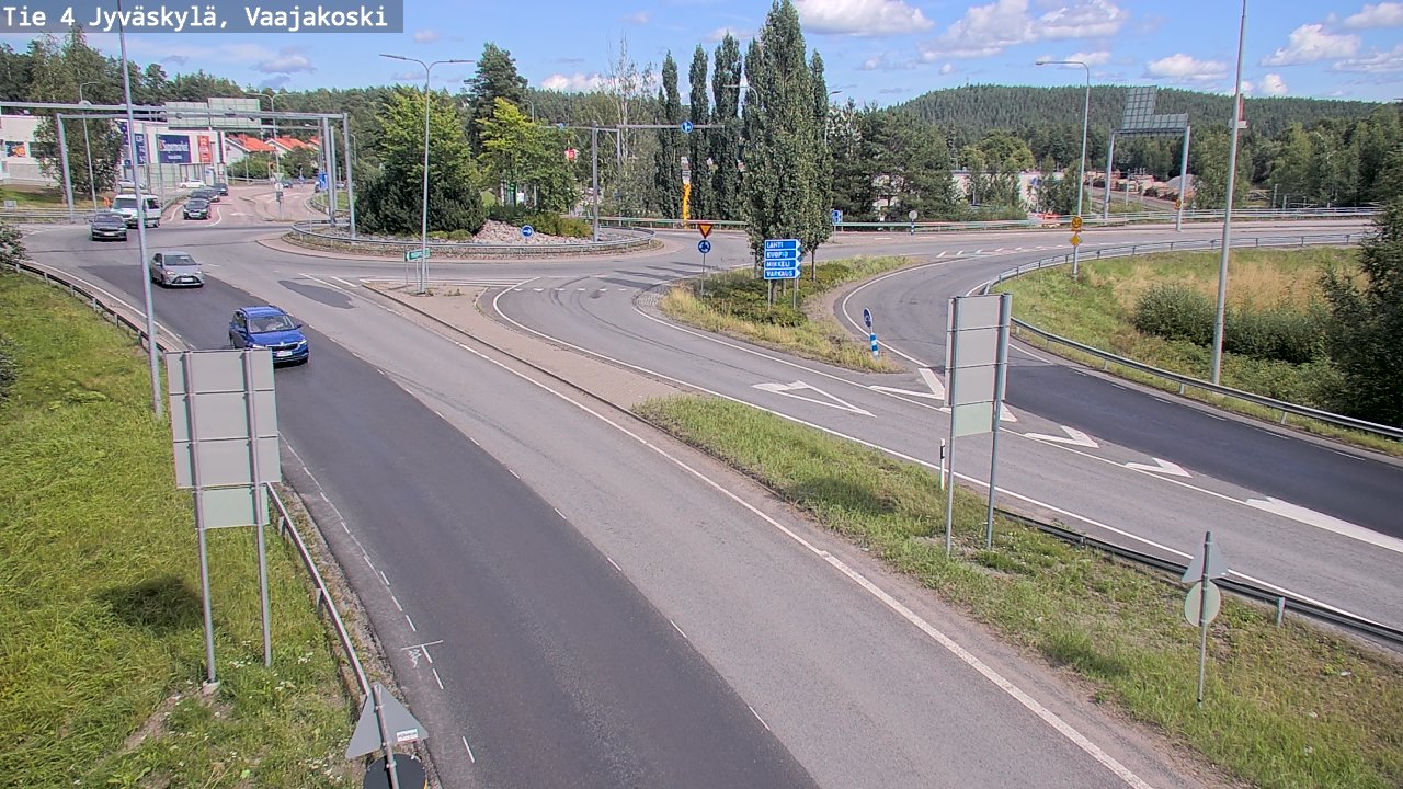 Kelikamerat Kuva Tie 4 Jyväskylä, Vaajakoski, Jyväskylä, Keski-Suomi