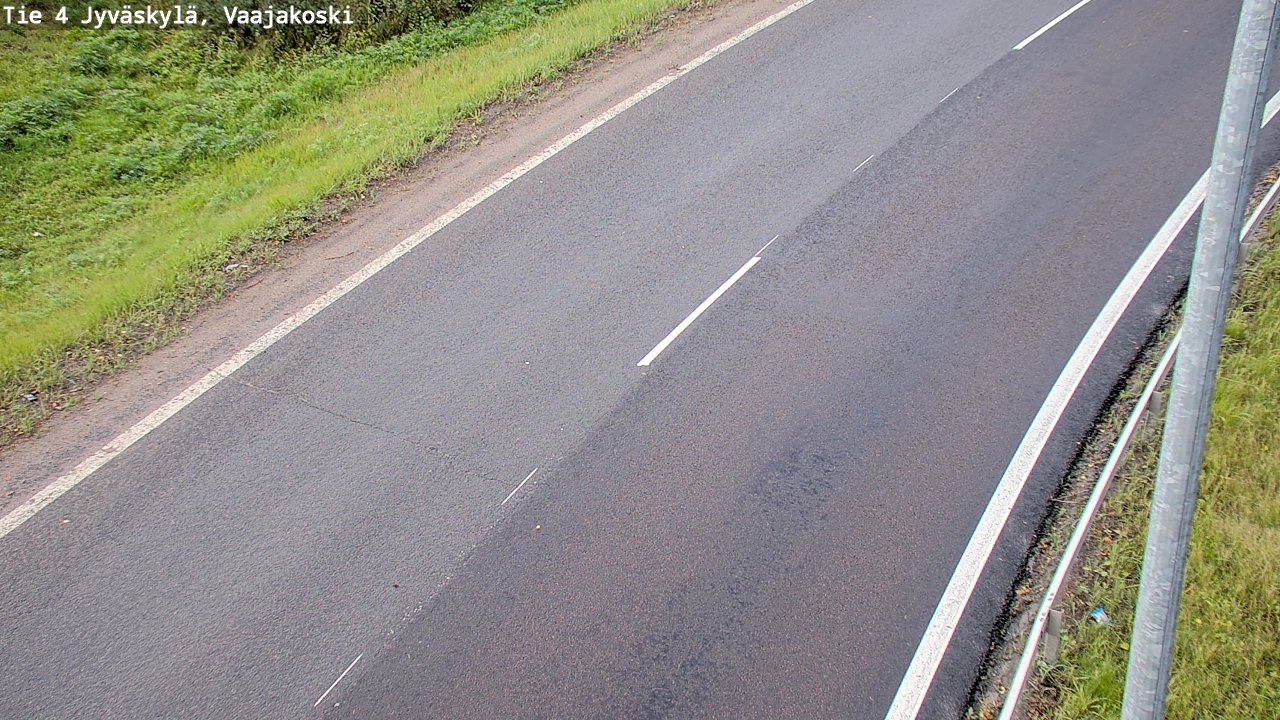 Weather Camera Image Road 4 Jyväskylä, Vaajakoski, Jyväskylä, Keski-Suomi