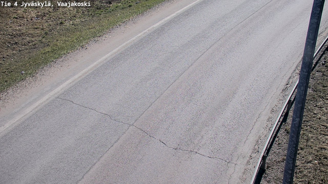 Weather Camera Image Road 4 Jyväskylä, Vaajakoski, Jyväskylä, Keski-Suomi