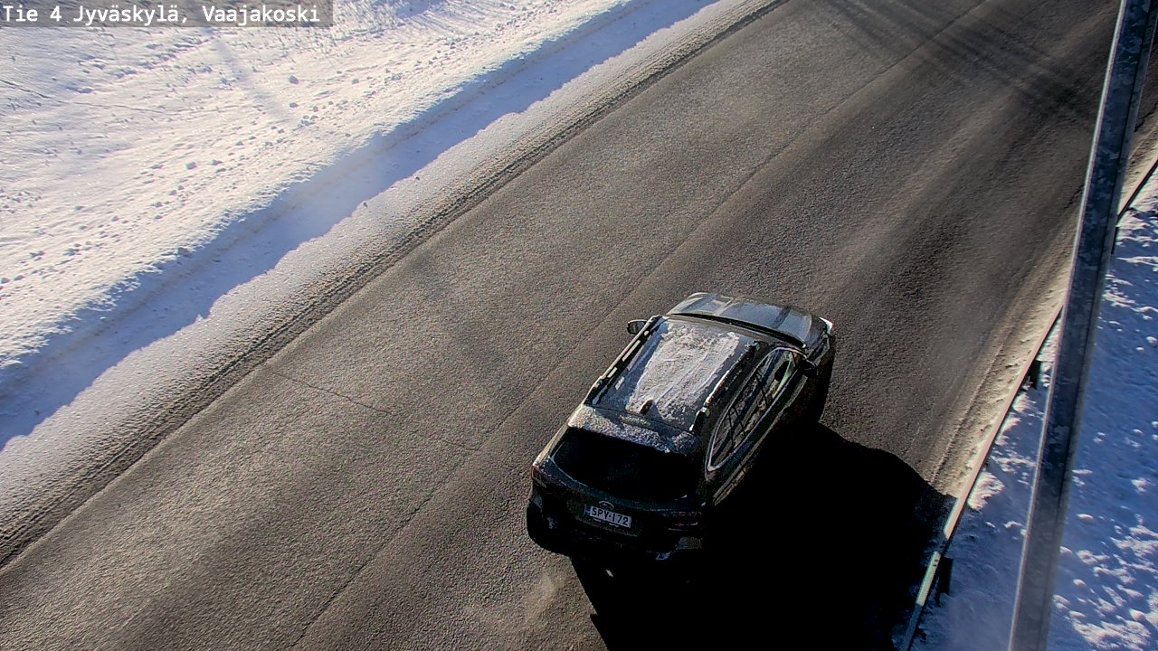 Weather Camera Image Väg 4 Jyväskylä, Vaajakoski, Jyväskylä, Keski-Suomi