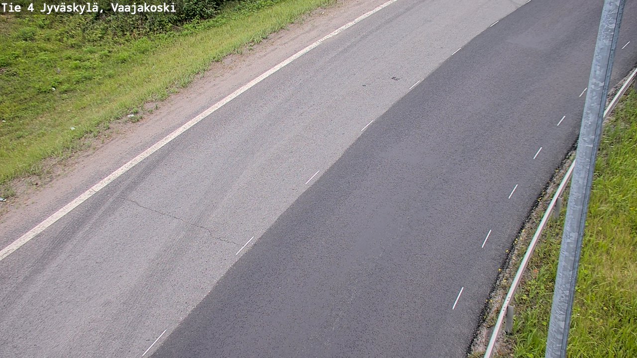 Weather Camera Image Road 4 Jyväskylä, Vaajakoski, Jyväskylä, Keski-Suomi