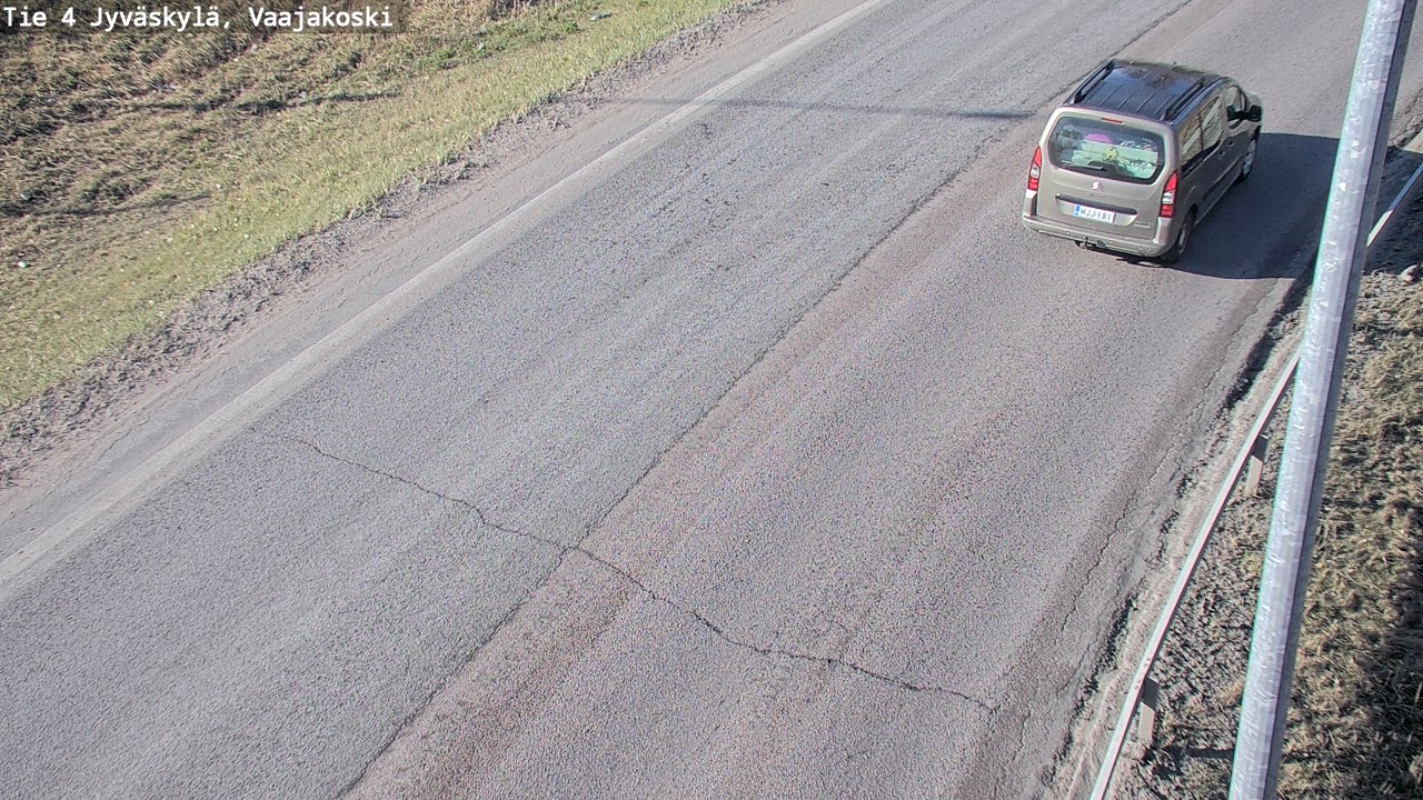 Weather Camera Image Road 4 Jyväskylä, Vaajakoski, Jyväskylä, Keski-Suomi