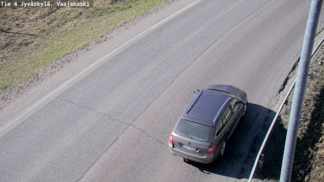 Weather Camera Image Road 4 Jyväskylä, Vaajakoski, Jyväskylä, Keski-Suomi