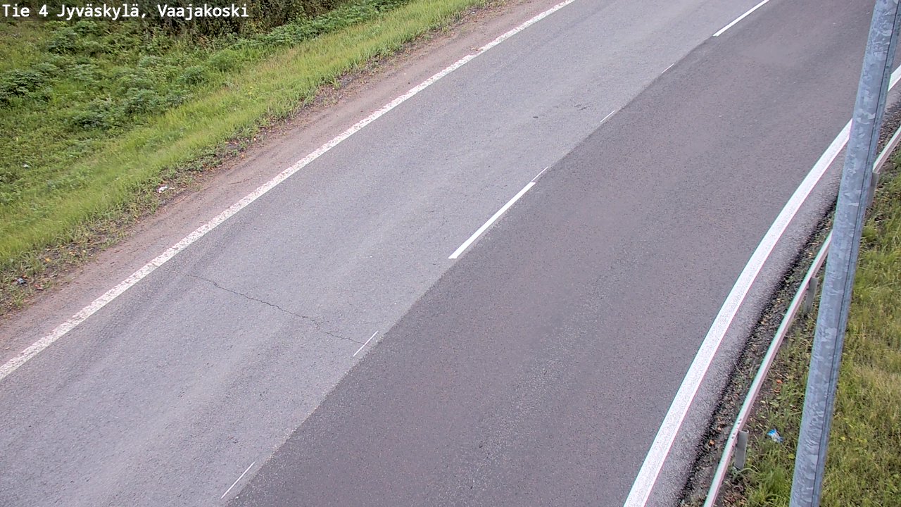 Weather Camera Image Road 4 Jyväskylä, Vaajakoski, Jyväskylä, Keski-Suomi