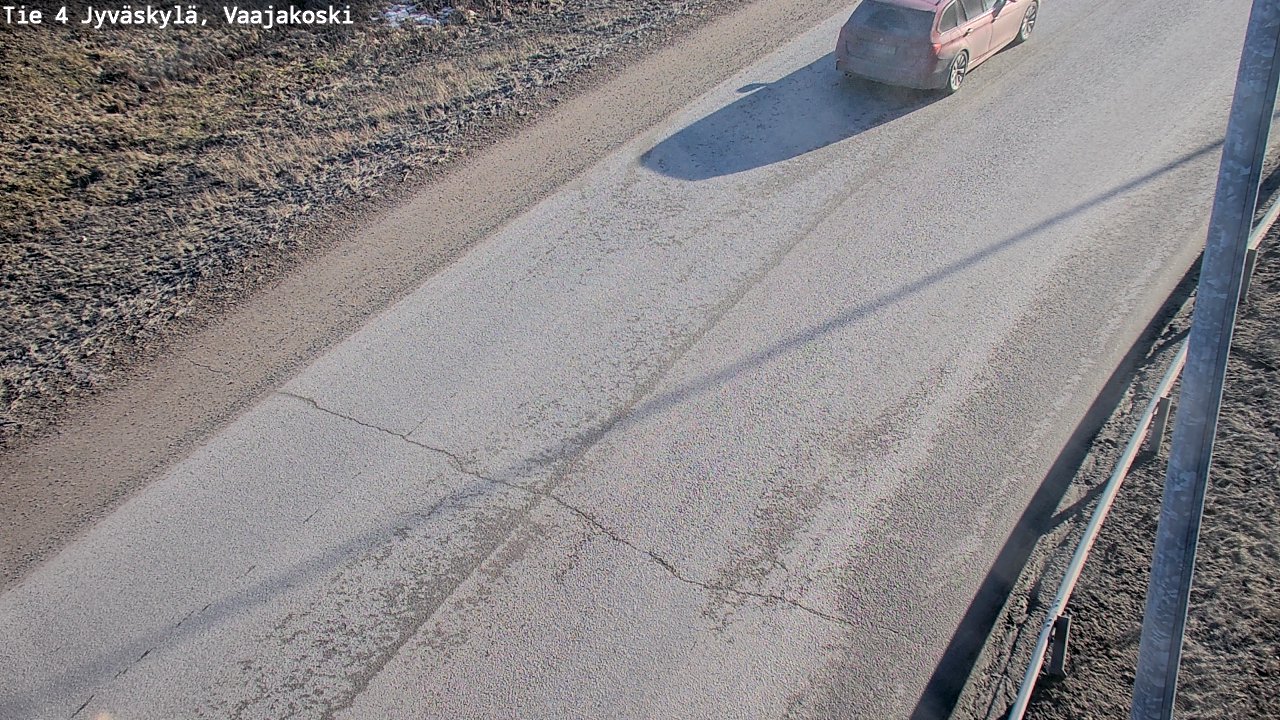 Weather Camera Image Väg 4 Jyväskylä, Vaajakoski, Jyväskylä, Keski-Suomi