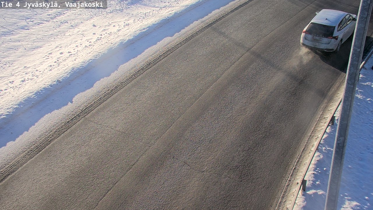 Weather Camera Image Väg 4 Jyväskylä, Vaajakoski, Jyväskylä, Keski-Suomi