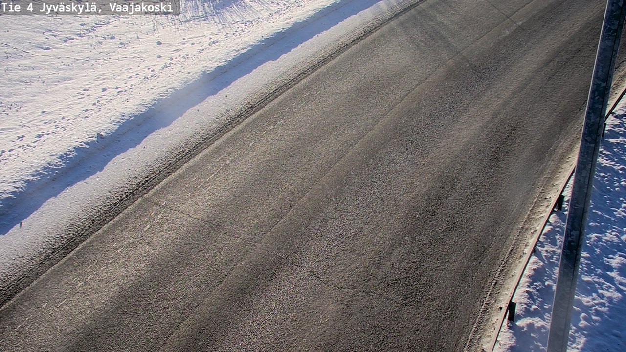 Weather Camera Image Väg 4 Jyväskylä, Vaajakoski, Jyväskylä, Keski-Suomi