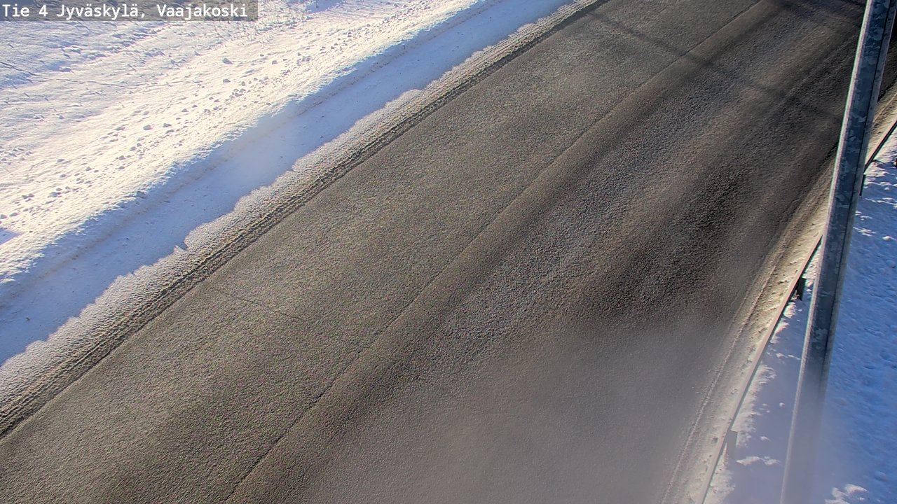 Weather Camera Image Väg 4 Jyväskylä, Vaajakoski, Jyväskylä, Keski-Suomi