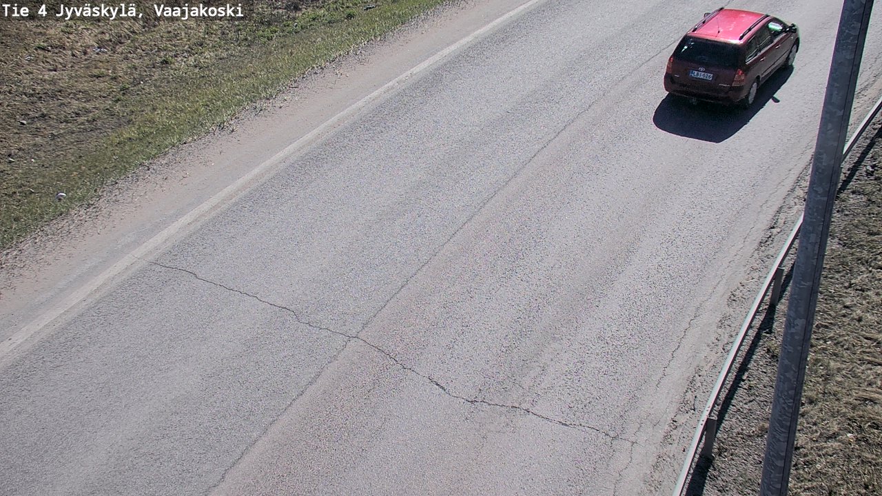 Weather Camera Image Road 4 Jyväskylä, Vaajakoski, Jyväskylä, Keski-Suomi