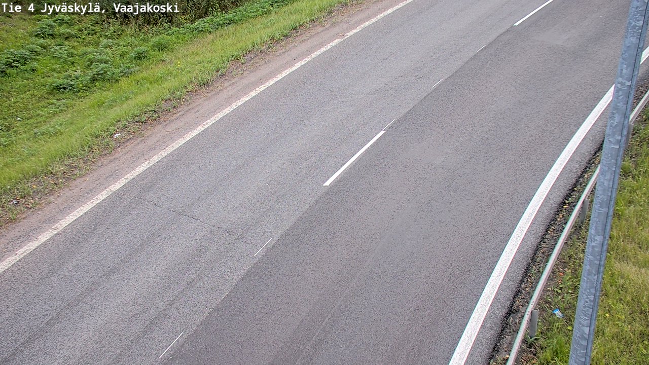 Weather Camera Image Road 4 Jyväskylä, Vaajakoski, Jyväskylä, Keski-Suomi