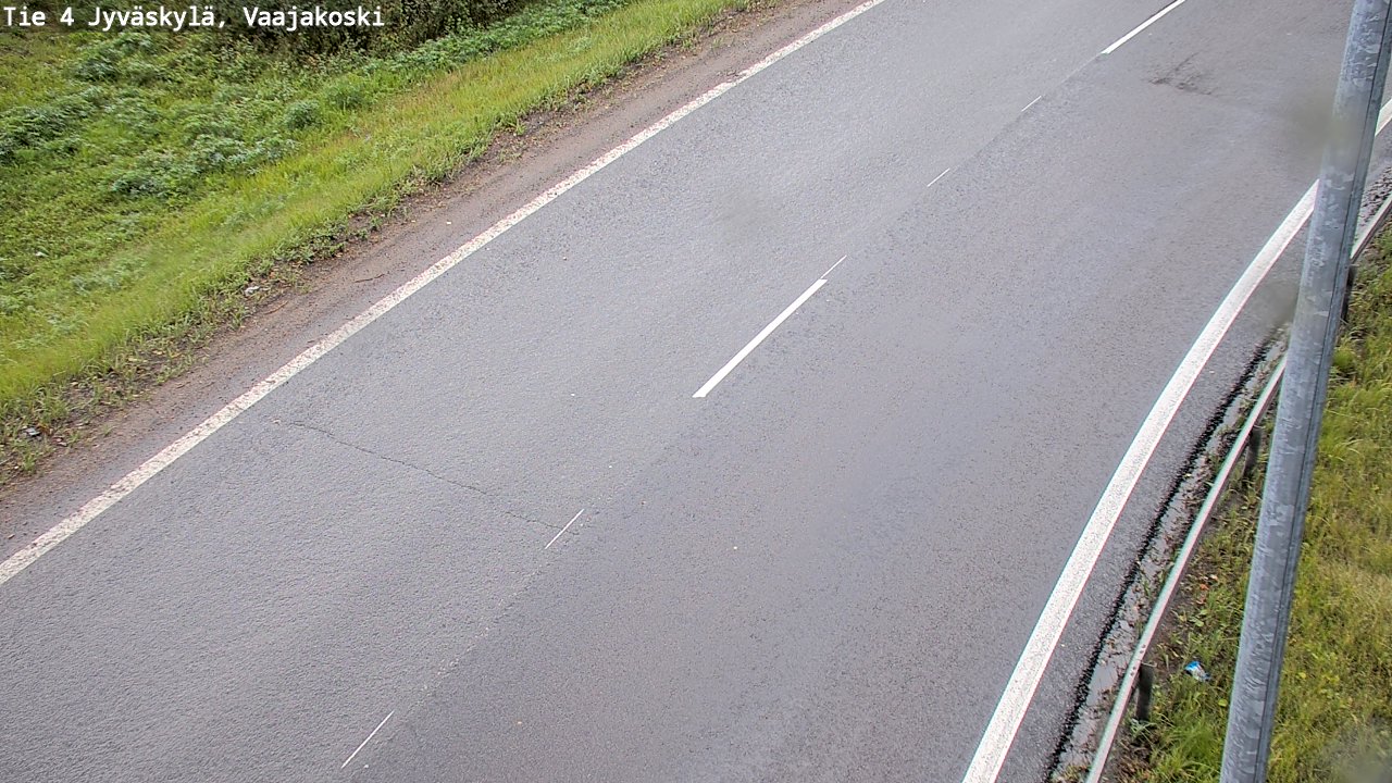 Weather Camera Image Road 4 Jyväskylä, Vaajakoski, Jyväskylä, Keski-Suomi