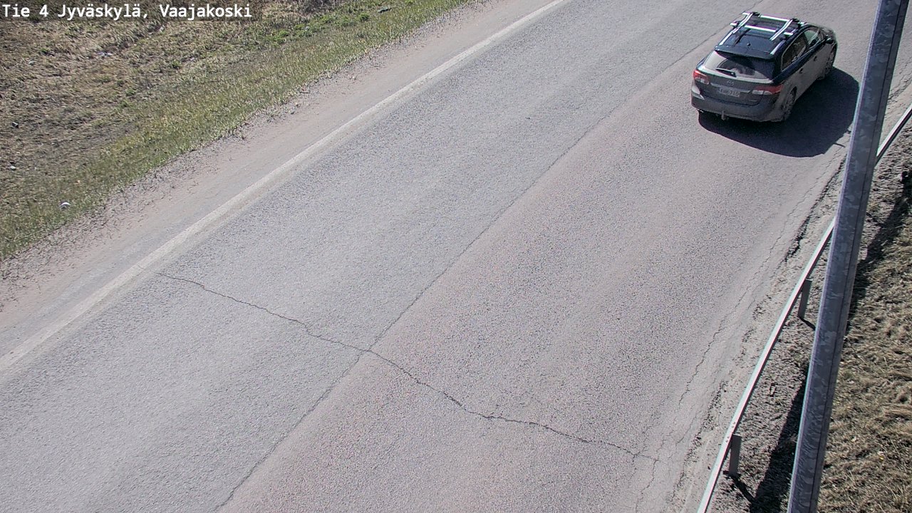 Weather Camera Image Road 4 Jyväskylä, Vaajakoski, Jyväskylä, Keski-Suomi