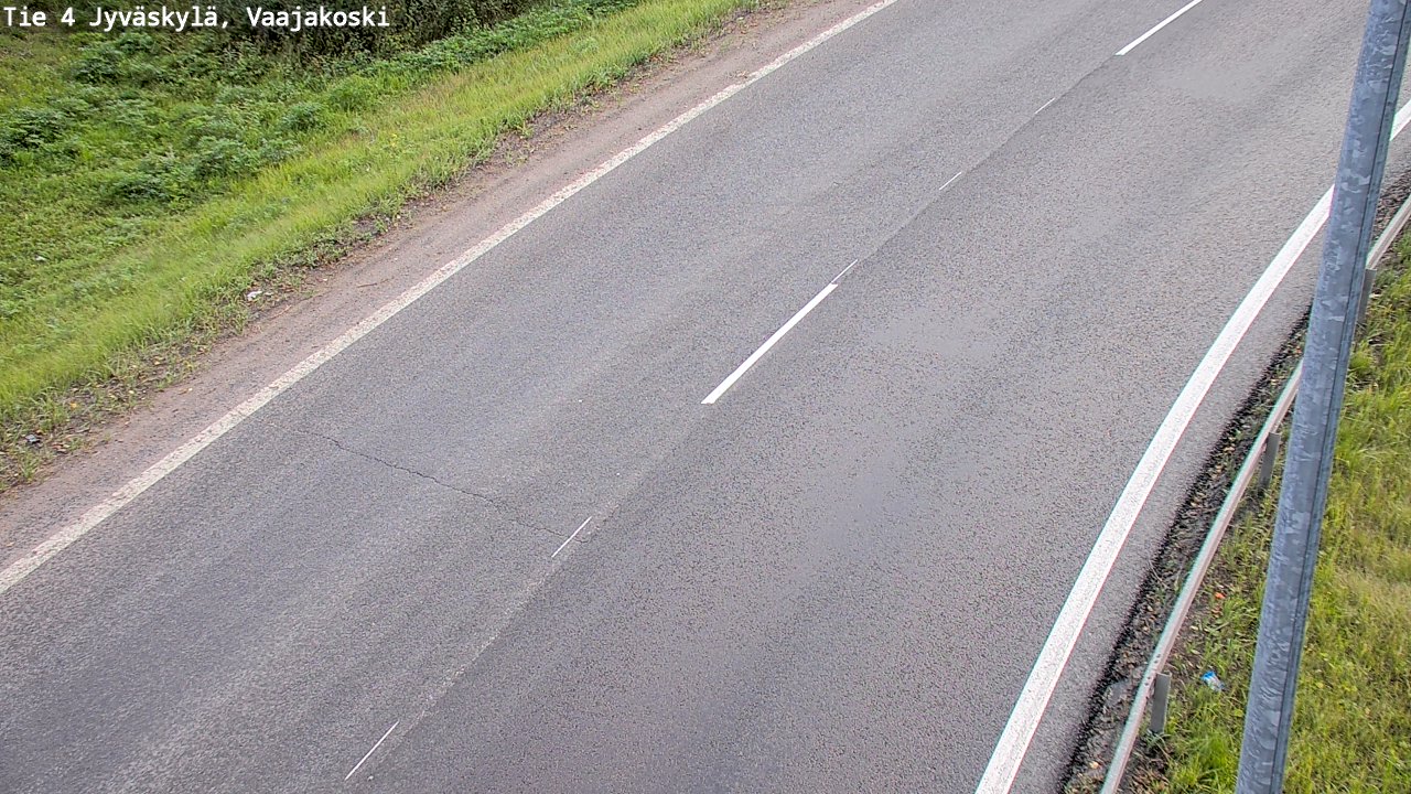 Weather Camera Image Road 4 Jyväskylä, Vaajakoski, Jyväskylä, Keski-Suomi