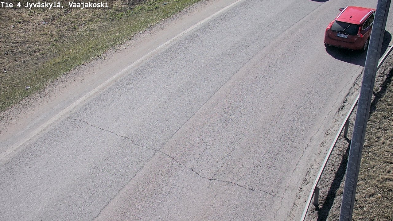 Weather Camera Image Road 4 Jyväskylä, Vaajakoski, Jyväskylä, Keski-Suomi