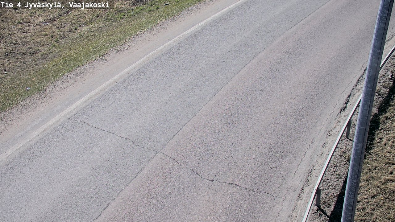 Weather Camera Image Road 4 Jyväskylä, Vaajakoski, Jyväskylä, Keski-Suomi