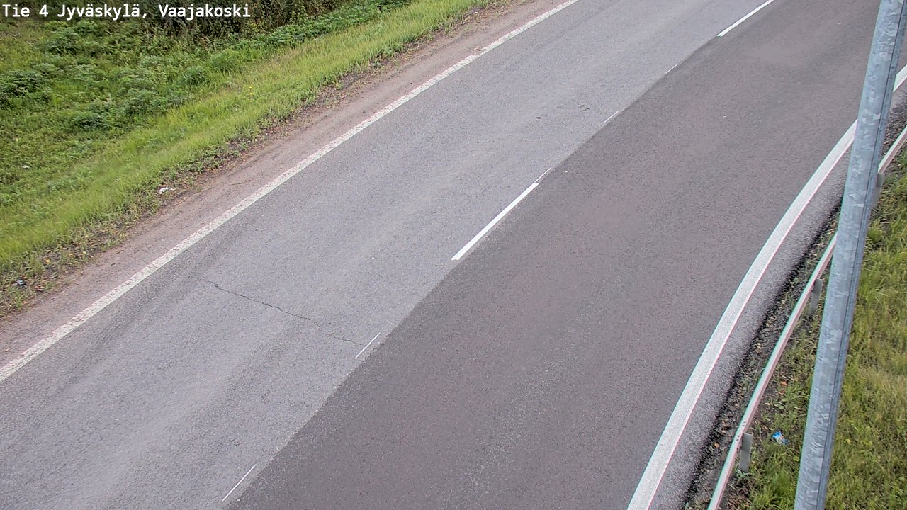 Weather Camera Image Road 4 Jyväskylä, Vaajakoski, Jyväskylä, Keski-Suomi