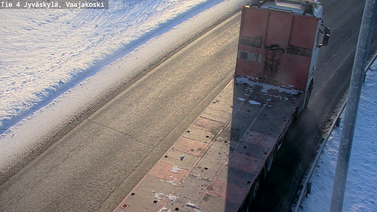 Weather Camera Image Road 4 Jyväskylä, Vaajakoski, Jyväskylä, Keski-Suomi