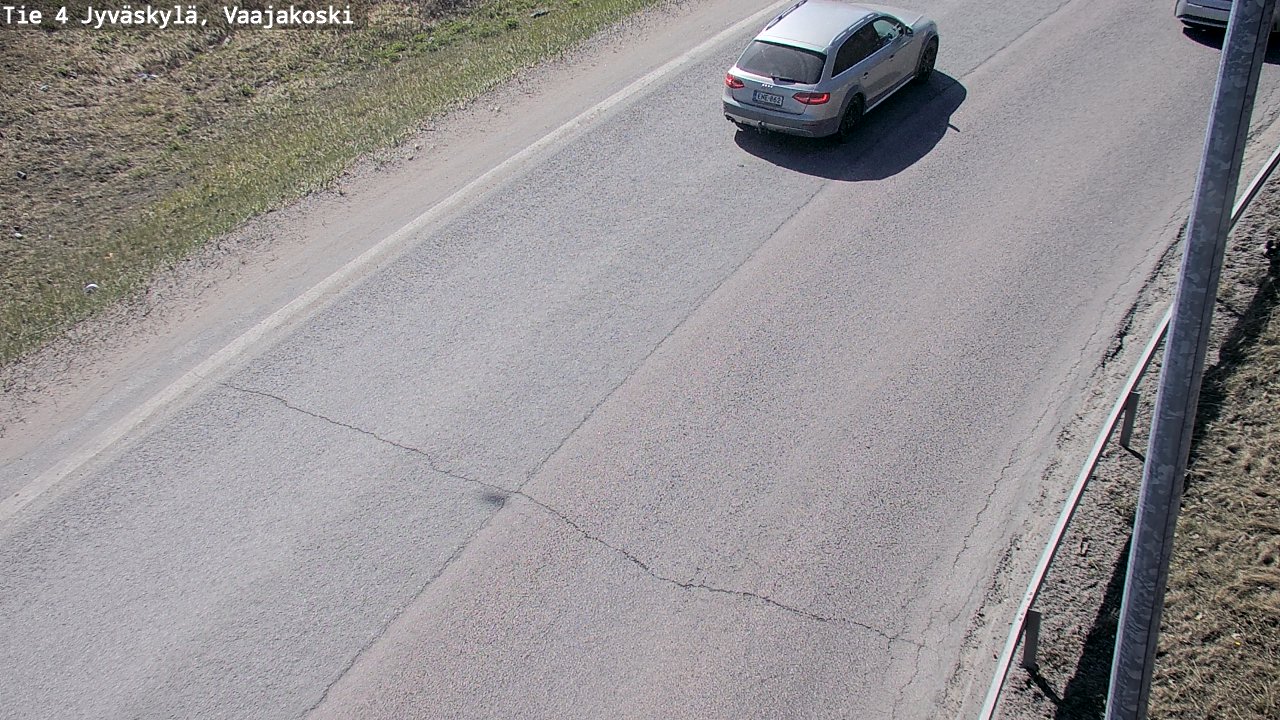 Weather Camera Image Road 4 Jyväskylä, Vaajakoski, Jyväskylä, Keski-Suomi