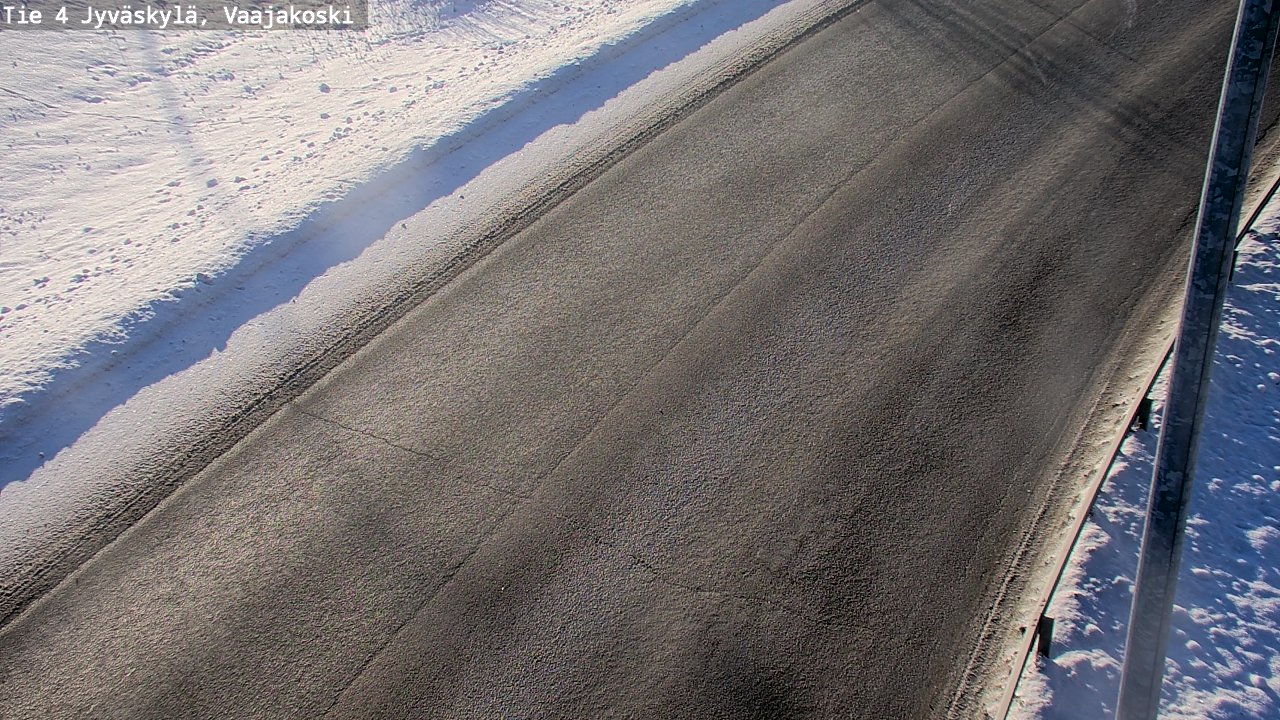 Weather Camera Image Väg 4 Jyväskylä, Vaajakoski, Jyväskylä, Keski-Suomi