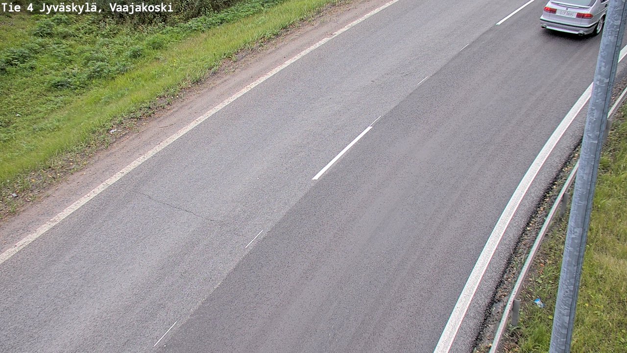 Weather Camera Image Road 4 Jyväskylä, Vaajakoski, Jyväskylä, Keski-Suomi
