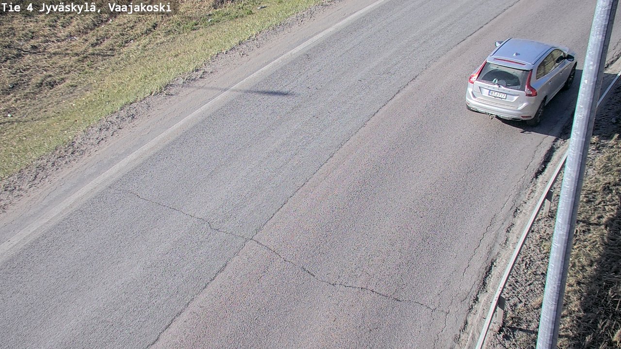 Weather Camera Image Road 4 Jyväskylä, Vaajakoski, Jyväskylä, Keski-Suomi