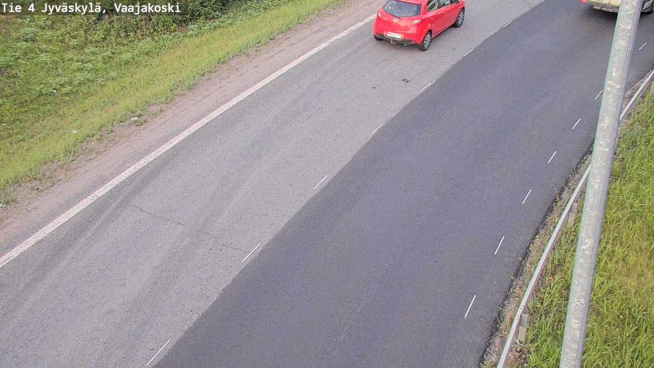 Weather Camera Image Road 4 Jyväskylä, Vaajakoski, Jyväskylä, Keski-Suomi