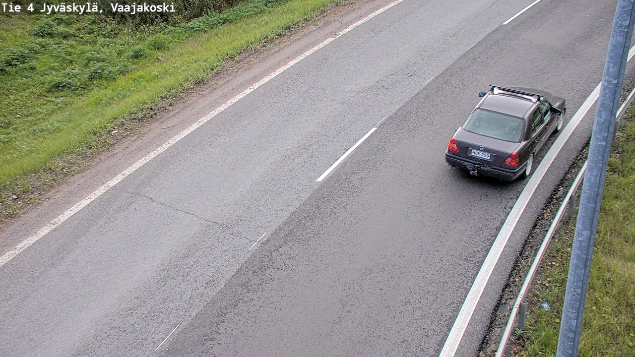 Weather Camera Image Road 4 Jyväskylä, Vaajakoski, Jyväskylä, Keski-Suomi