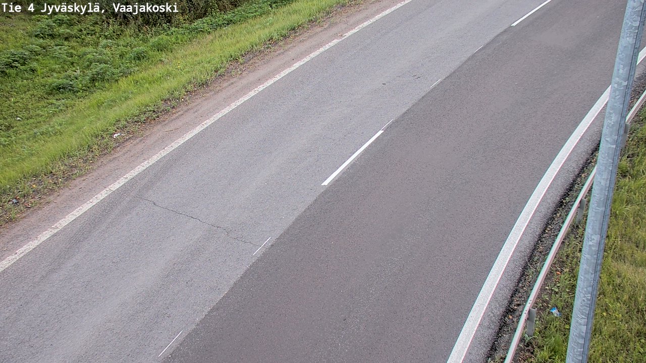 Weather Camera Image Road 4 Jyväskylä, Vaajakoski, Jyväskylä, Keski-Suomi