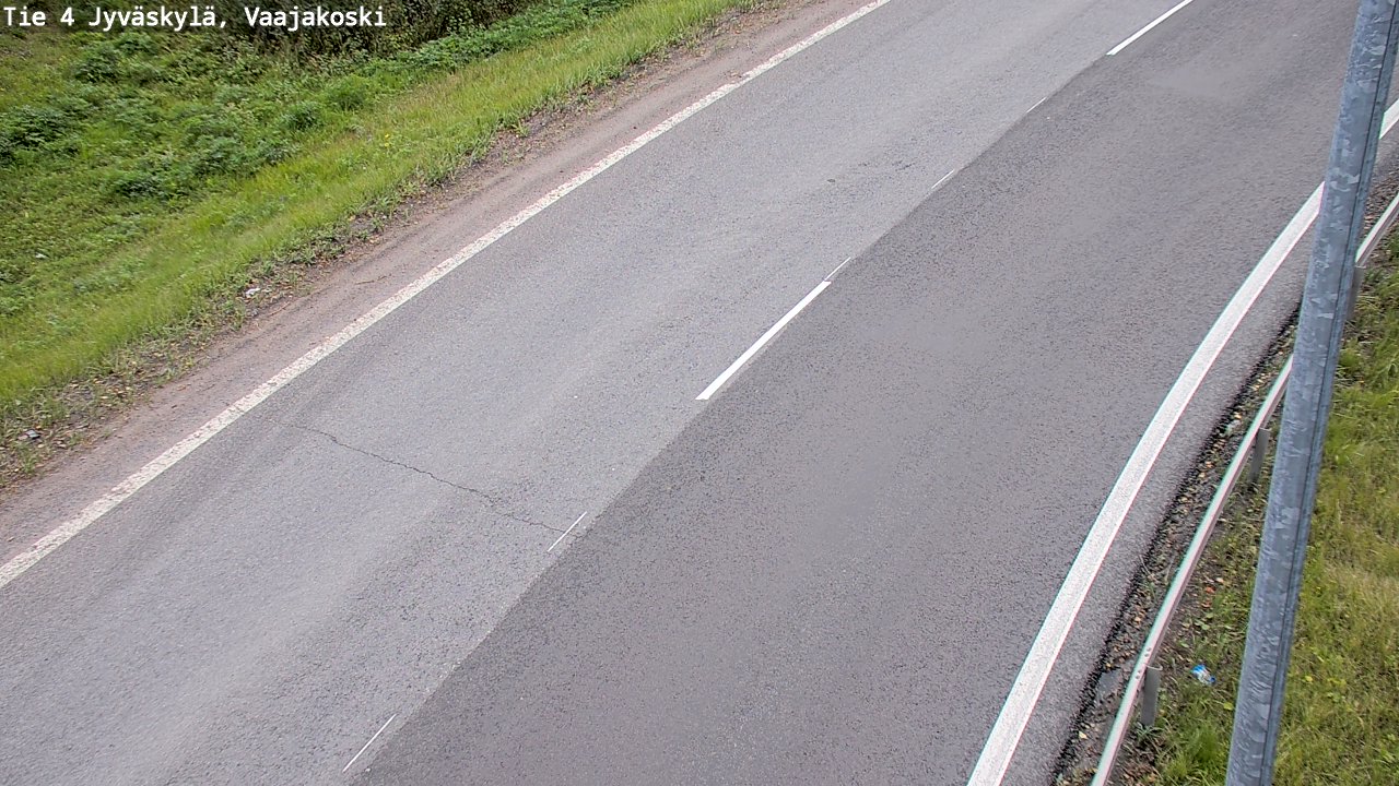 Weather Camera Image Road 4 Jyväskylä, Vaajakoski, Jyväskylä, Keski-Suomi