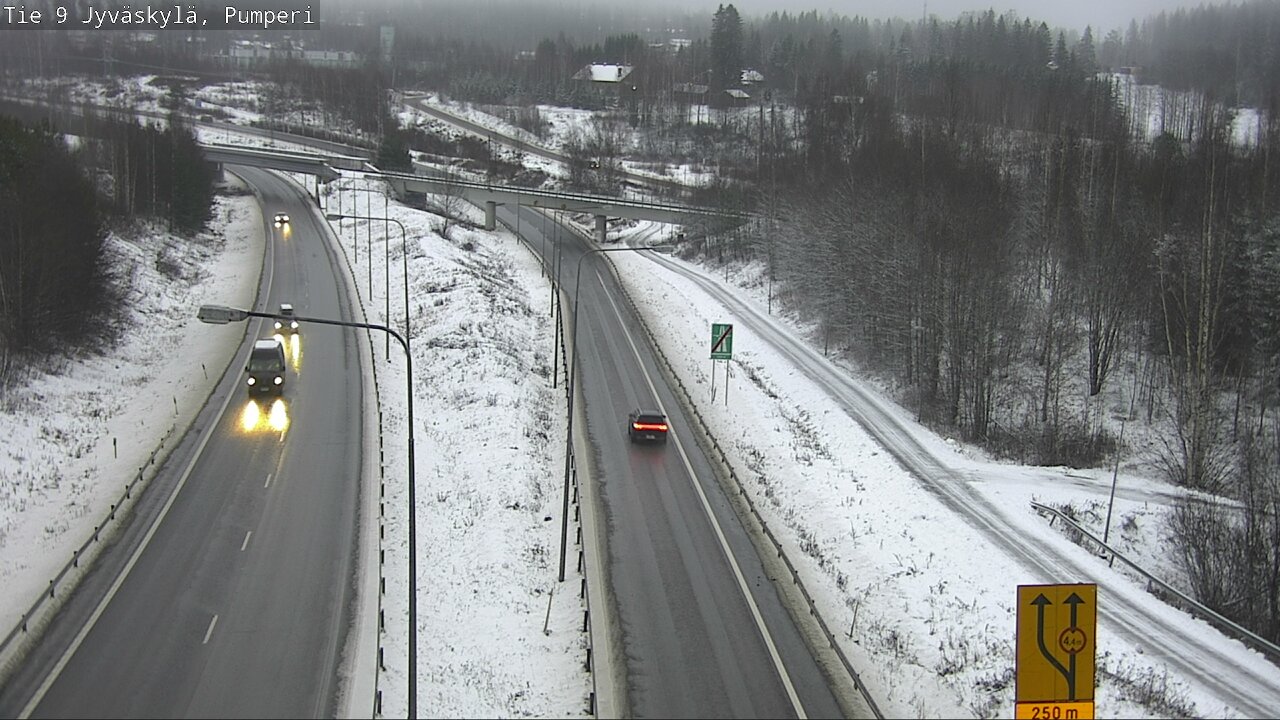 Weather Camera Image Väg 9 Jyväskylä, Pumperi, Jyväskylä, Keski-Suomi