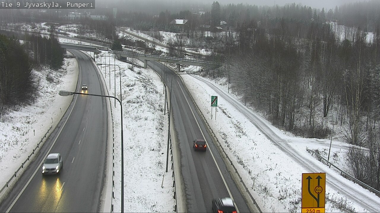 Weather Camera Image Väg 9 Jyväskylä, Pumperi, Jyväskylä, Keski-Suomi