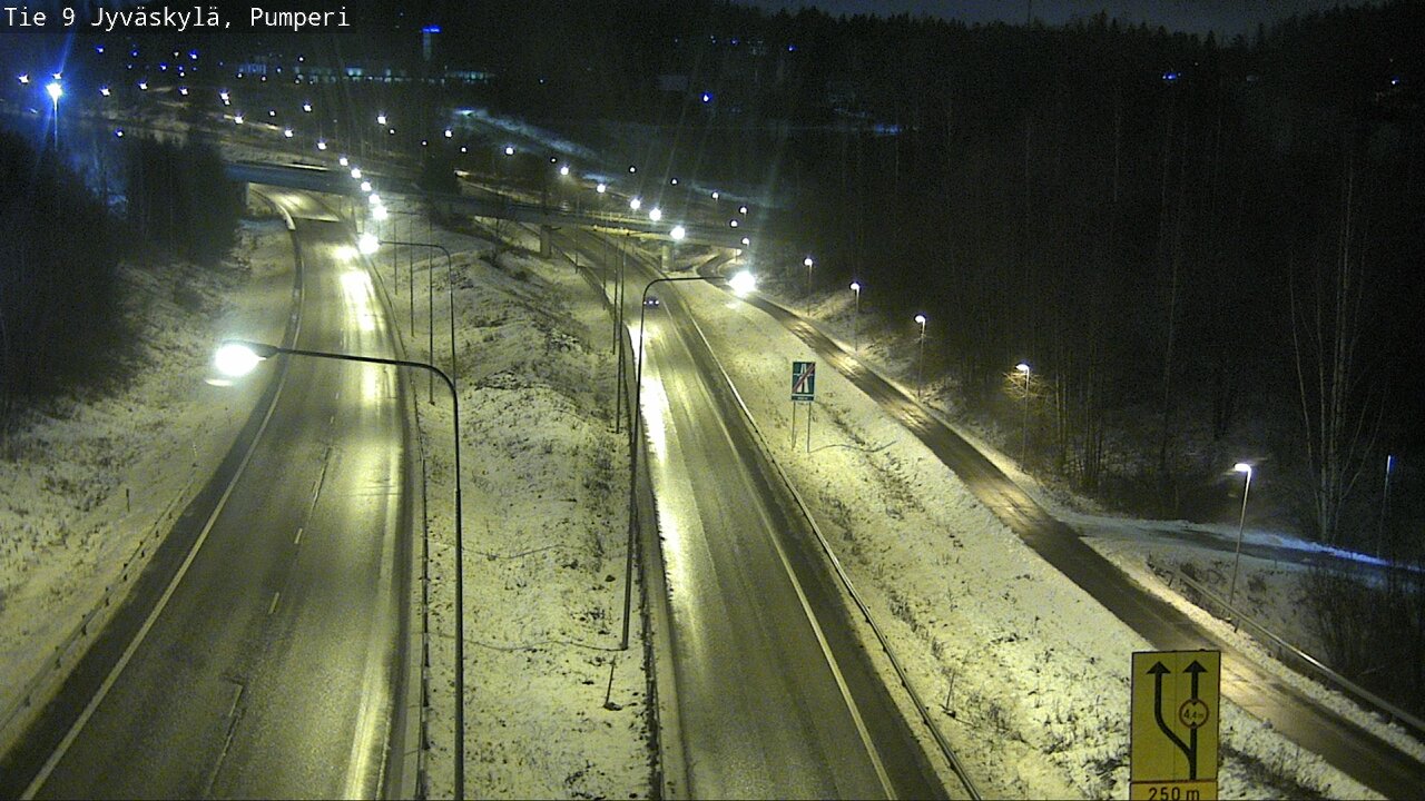 Weather Camera Image Väg 9 Jyväskylä, Pumperi, Jyväskylä, Keski-Suomi