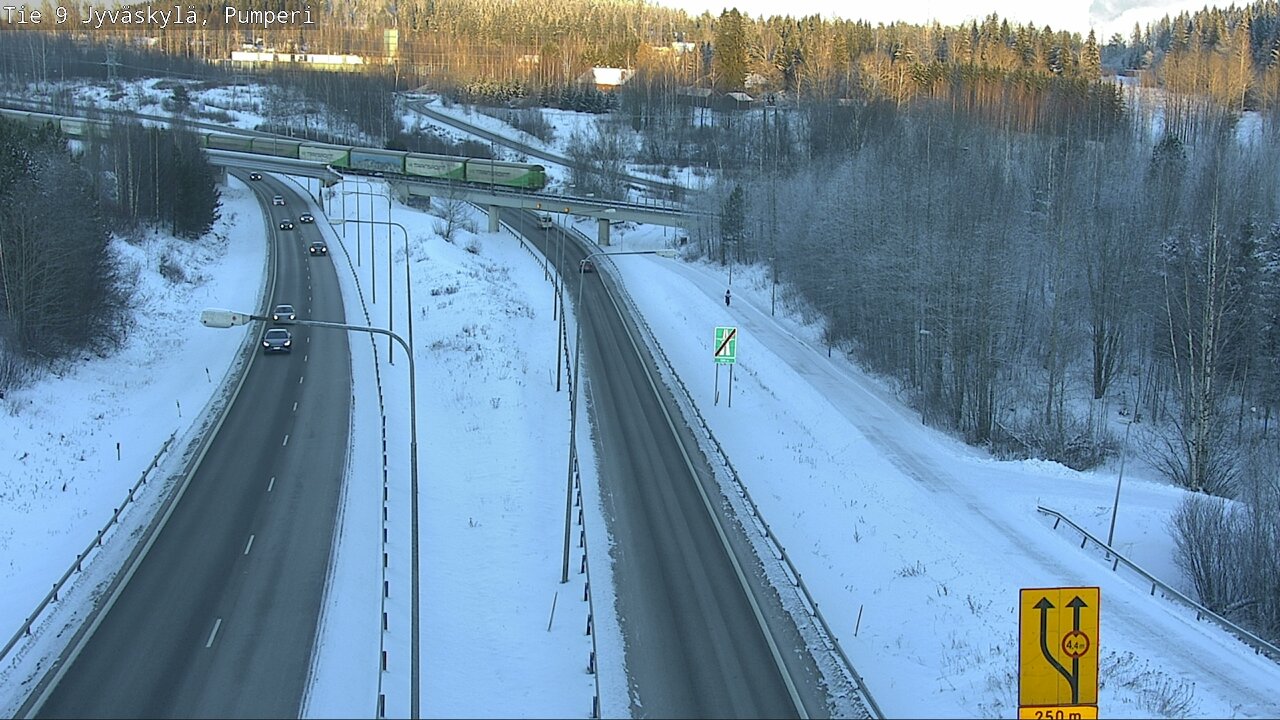 Weather Camera Image Road 9 Jyväskylä, Pumperi, Jyväskylä, Keski-Suomi