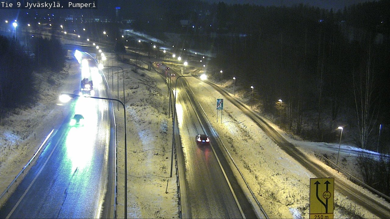 Weather Camera Image Väg 9 Jyväskylä, Pumperi, Jyväskylä, Keski-Suomi