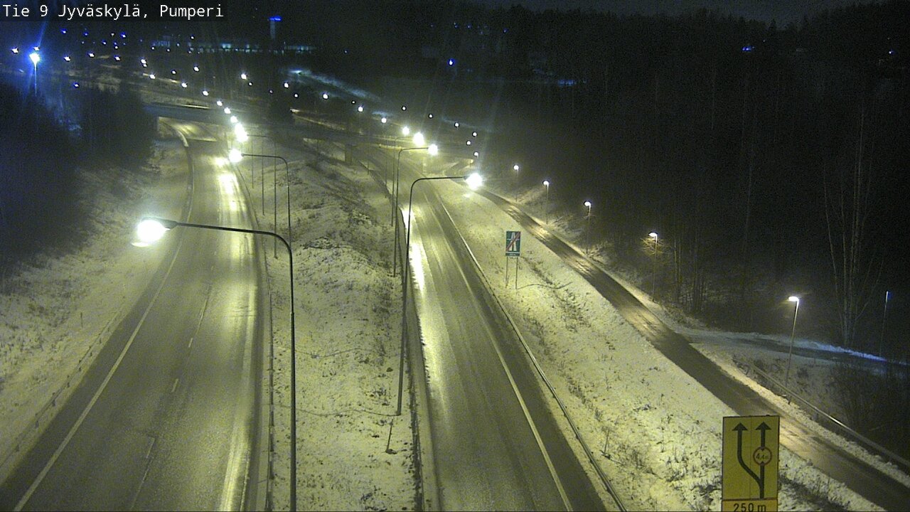 Weather Camera Image Väg 9 Jyväskylä, Pumperi, Jyväskylä, Keski-Suomi