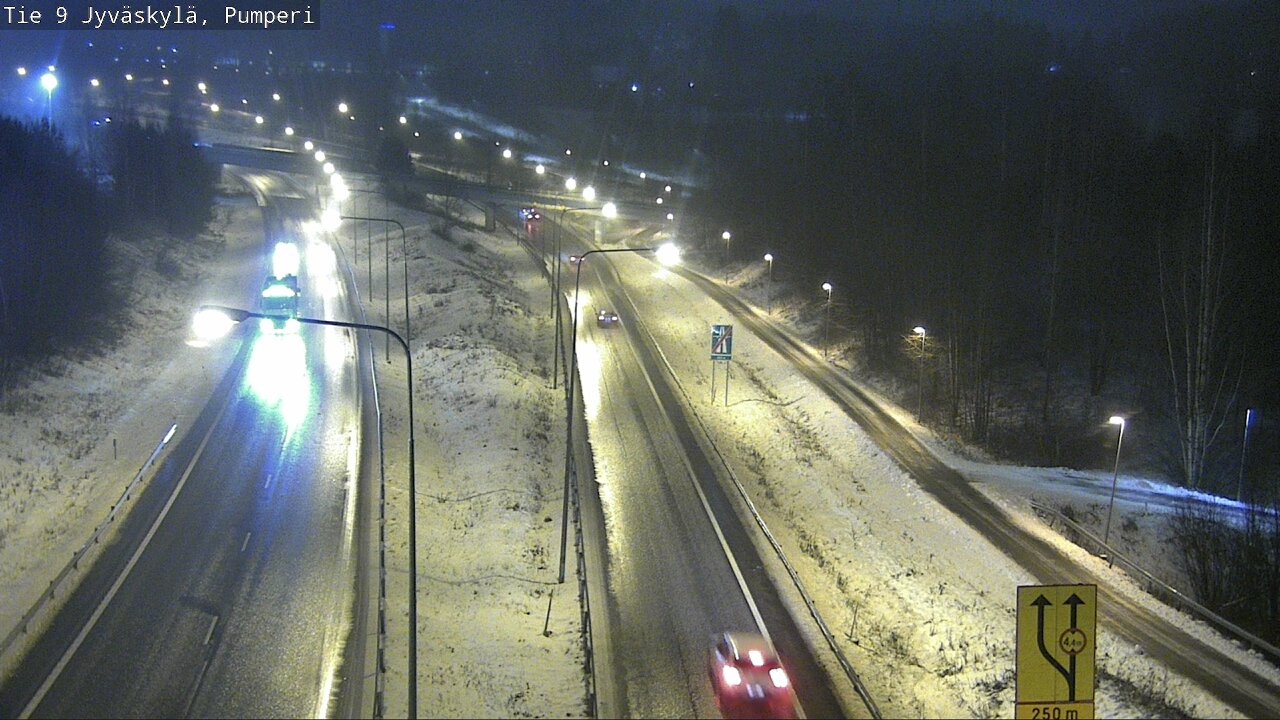 Weather Camera Image Väg 9 Jyväskylä, Pumperi, Jyväskylä, Keski-Suomi