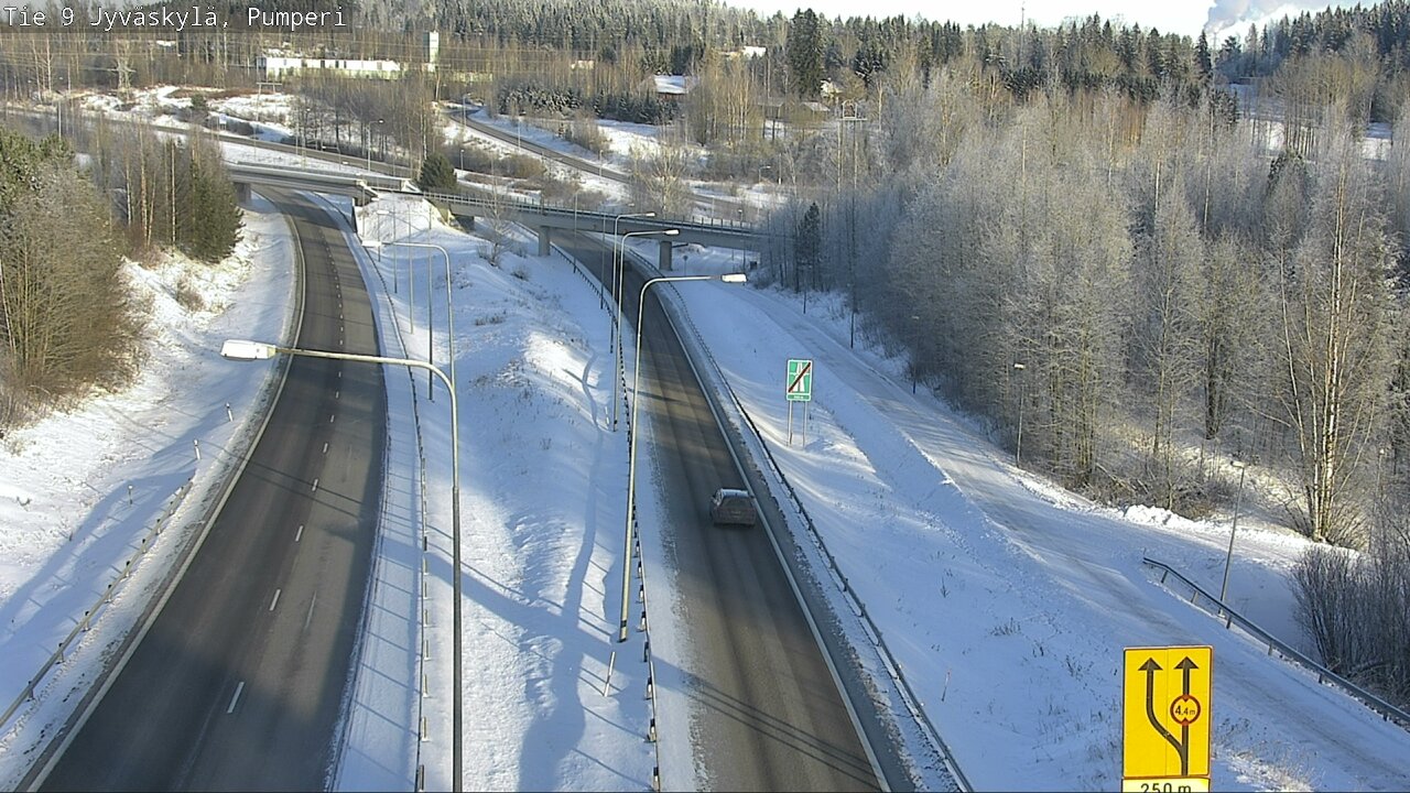 Weather Camera Image Väg 9 Jyväskylä, Pumperi, Jyväskylä, Keski-Suomi