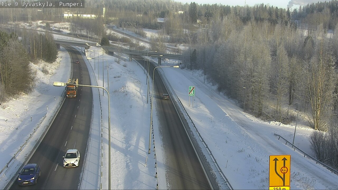 Weather Camera Image Väg 9 Jyväskylä, Pumperi, Jyväskylä, Keski-Suomi