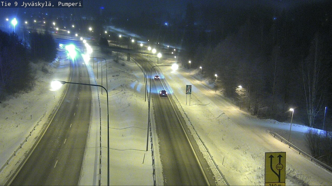 Weather Camera Image Väg 9 Jyväskylä, Pumperi, Jyväskylä, Keski-Suomi