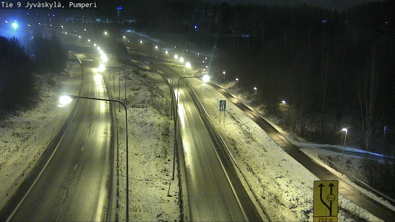 Weather Camera Image Väg 9 Jyväskylä, Pumperi, Jyväskylä, Keski-Suomi