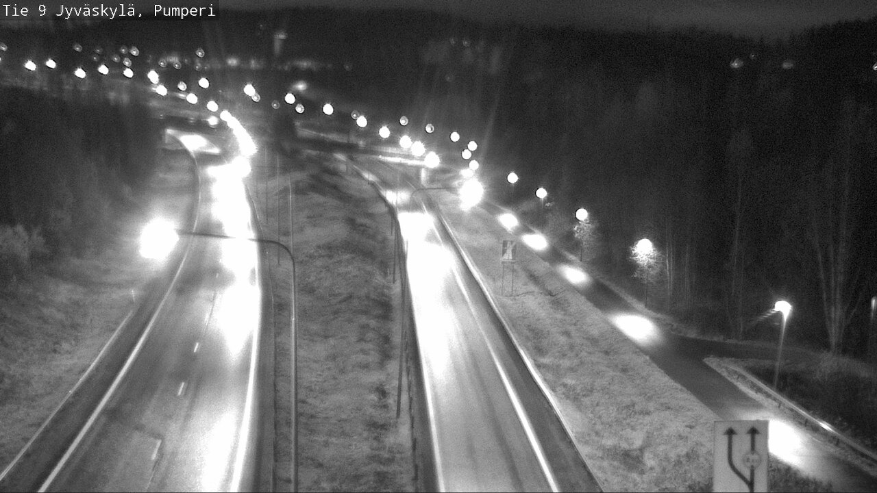 Weather Camera Image Väg 9 Jyväskylä, Pumperi, Jyväskylä, Keski-Suomi