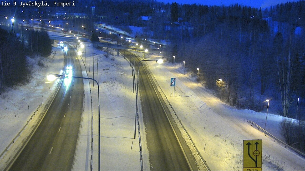 Weather Camera Image Road 9 Jyväskylä, Pumperi, Jyväskylä, Keski-Suomi