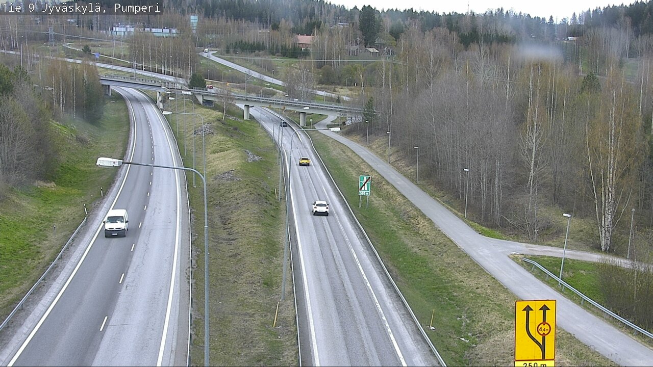 Weather Camera Image Road 9 Jyväskylä, Pumperi, Jyväskylä, Keski-Suomi