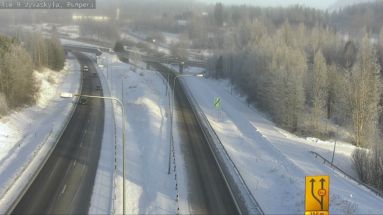Weather Camera Image Väg 9 Jyväskylä, Pumperi, Jyväskylä, Keski-Suomi